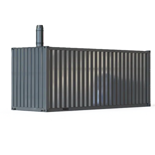 Mobiler Heizcontainer als Illustration